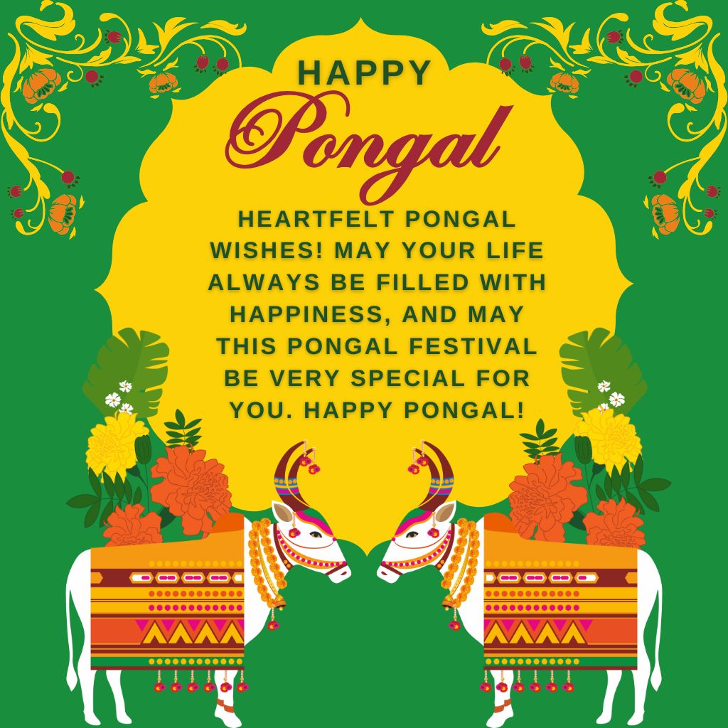 Pongal Wishes in  English