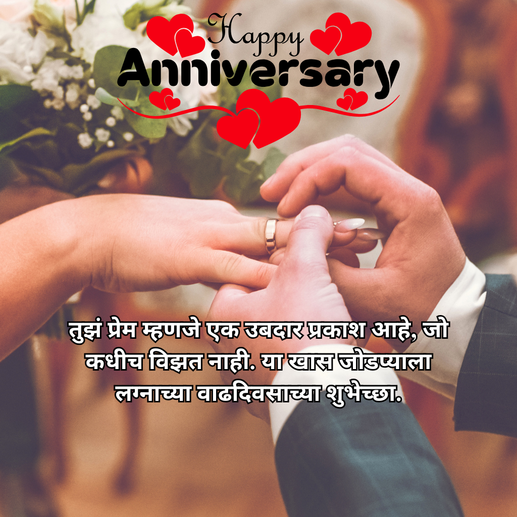 marriage anniversary wishes in Marathi