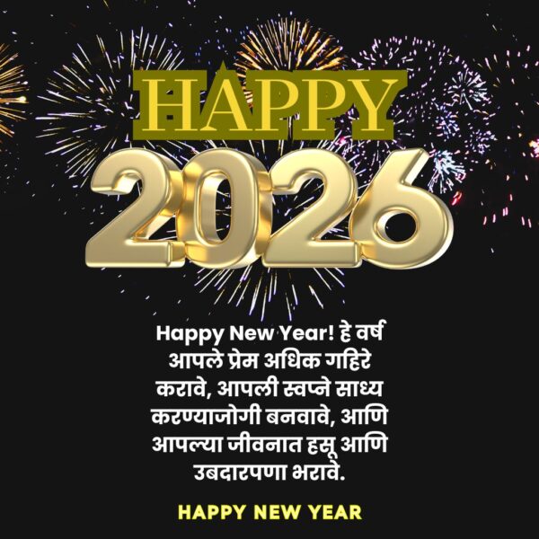 Beautiful Happy New Year Wishes in Marathi for Love