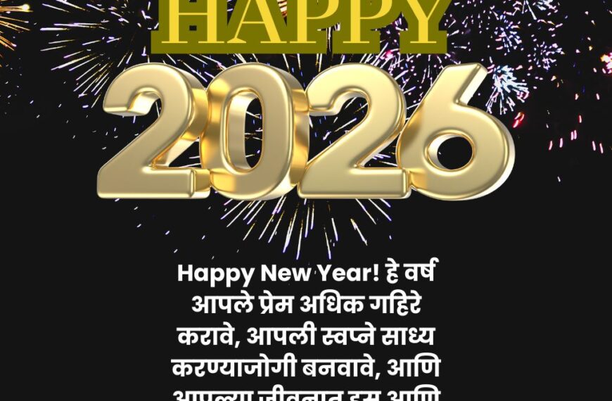 Beautiful Happy New Year Wishes in Marathi for Love