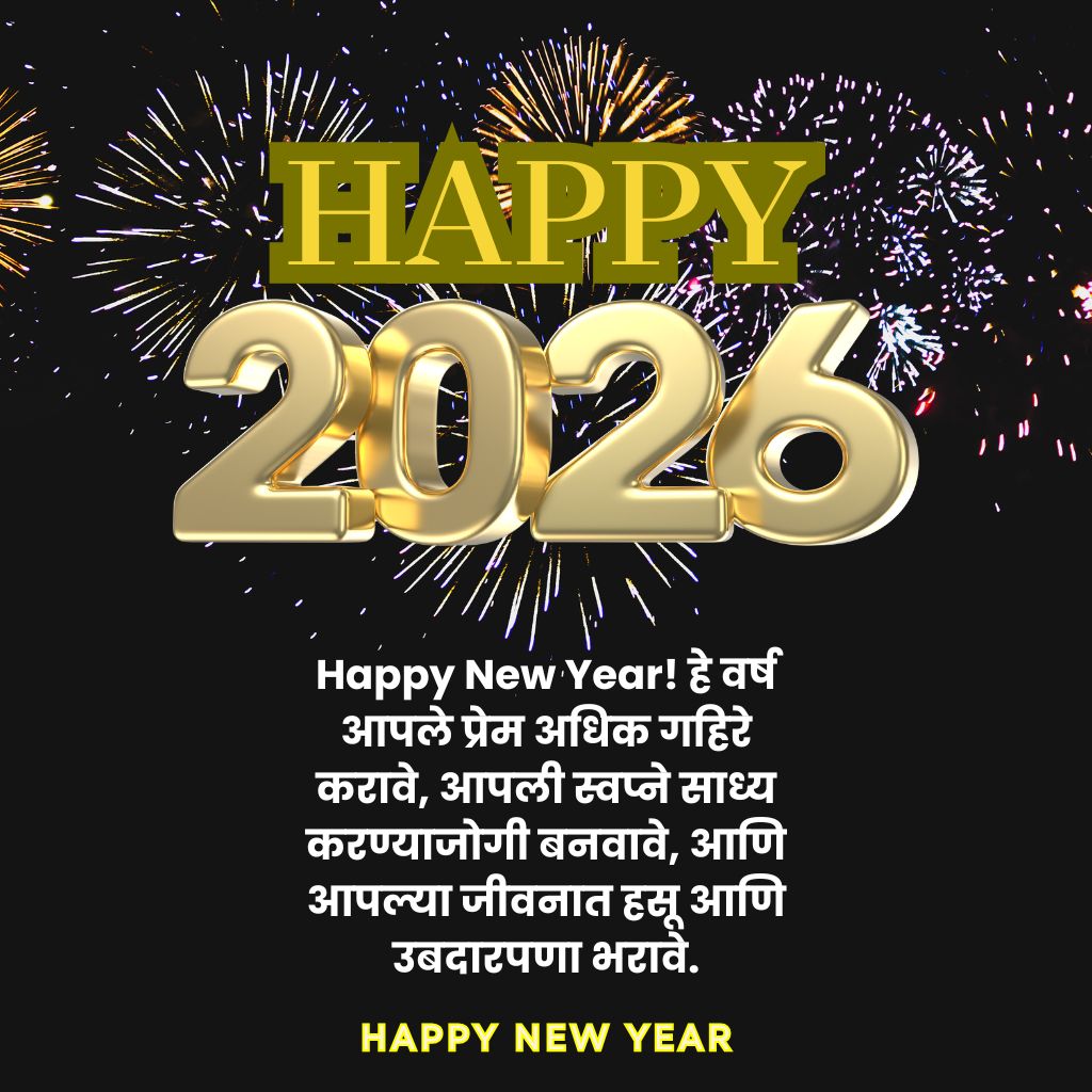 You are currently viewing Happy New Year Wishes in Marathi – Varshachya Shubhechha 2026