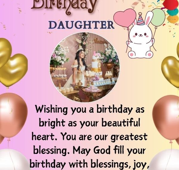 Happy birthday wishes for daughter