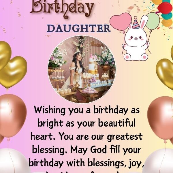 Happy birthday wishes for daughter