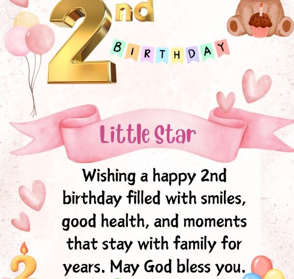 2nd birthday wishes