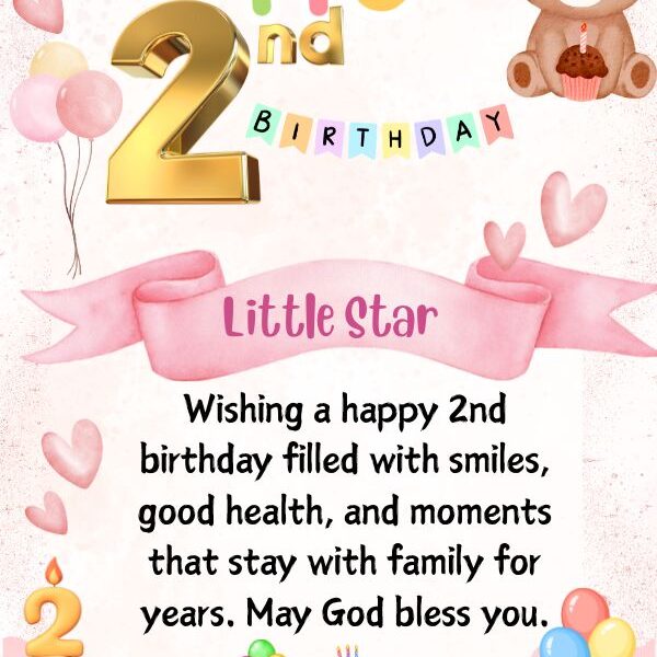 2nd birthday wishes