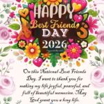 Best friend day 2026 for friendship