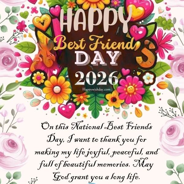 Best friend day 2026 for friendship