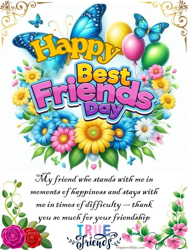 Best friend day messages