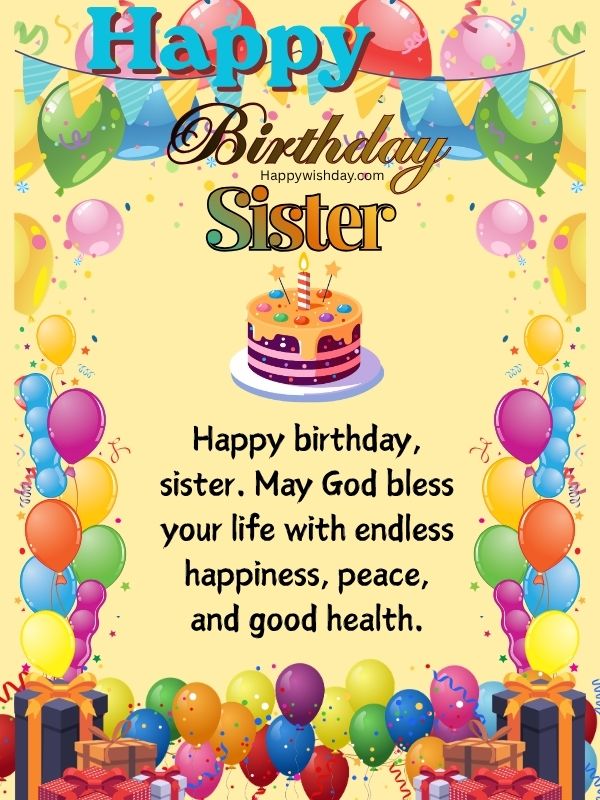 You are currently viewing Birthday Wishes for Sister | 80 Best Messages, Quotes & Greetings