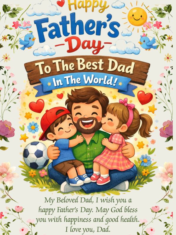 Read more about the article Happy Father’s Day Wishes 2026 – Beautiful Quotes & Blessings