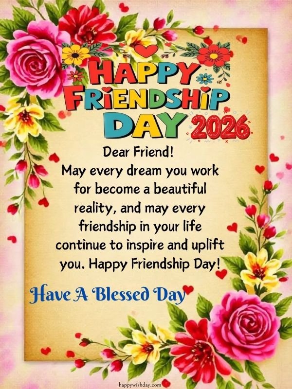 Friendship Day 2026