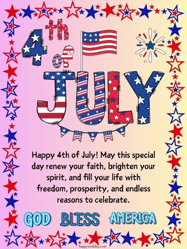 Read more about the article Happy 4th of July 2026: Wishes & Blessings for Independence Day