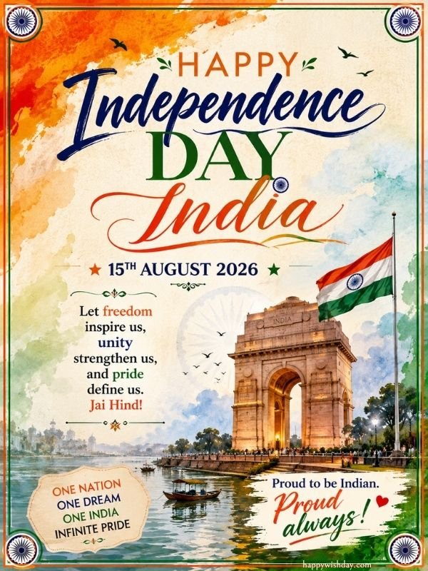 15 August Greeting card