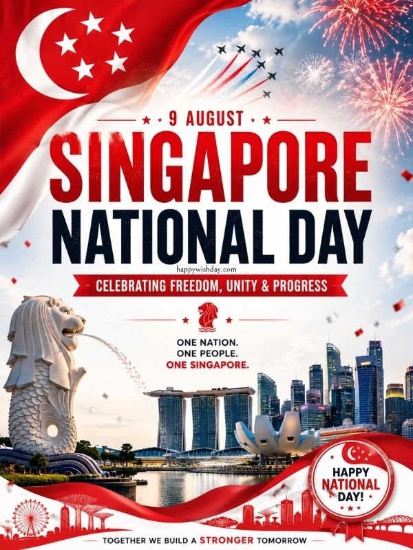 Happy 9th August Singapore 2026