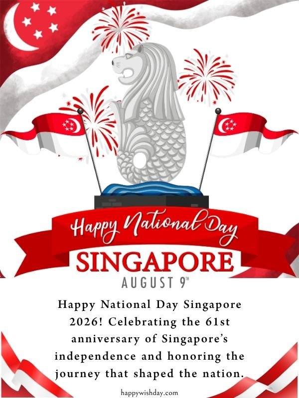 Happy Birthday Singapore 9 August 2026