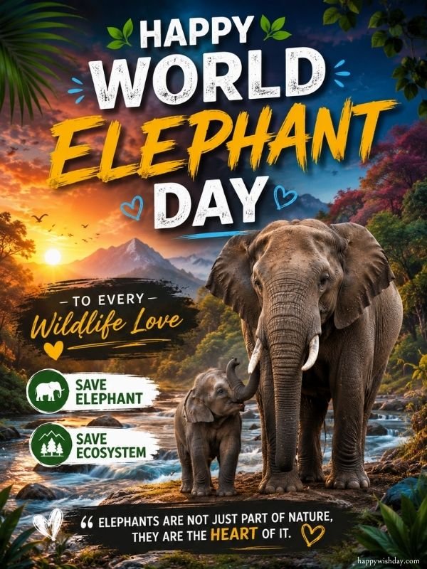 Happy World Elephant Day 2026