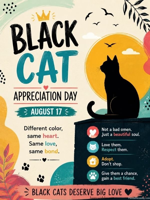 Happy black cat day 2026