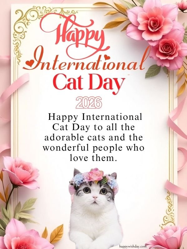 You are currently viewing Happy International Cat Day 2026 – Best Quotes for Cats  Lovers