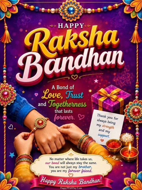 Raksha Bandhan Wishes for brother