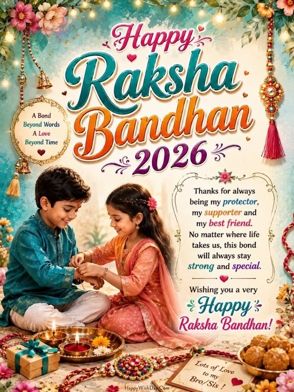 Raksha Bandhan Wishes for sister