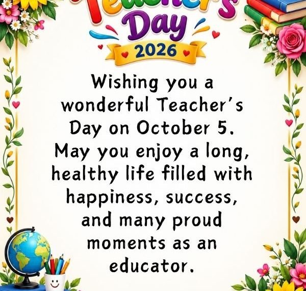 Happy teacher day 2026 wishes