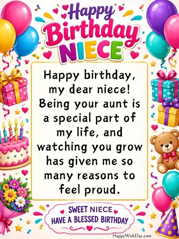 TOUCHING BIRTHDAY WISHES FROM AUNT